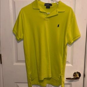 Neon yellow/green Polo dress shirt